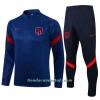 Sudadera De Entrenamiento Trajes Atlético Madrid Cremallera De Cuarto 2021/22 Azul - Hombre